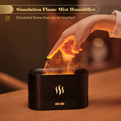 Moodaze Aromadiffusor mit Flammenlicht